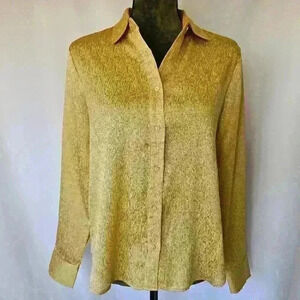✨Like New✨ BB Dakota/Steve Madden Button Down Shirt, Gold, Size S
